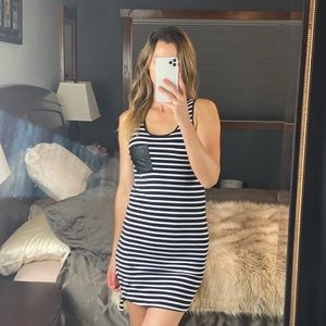 Ya Los Angeles Scoop Neck Tank Dress, Small